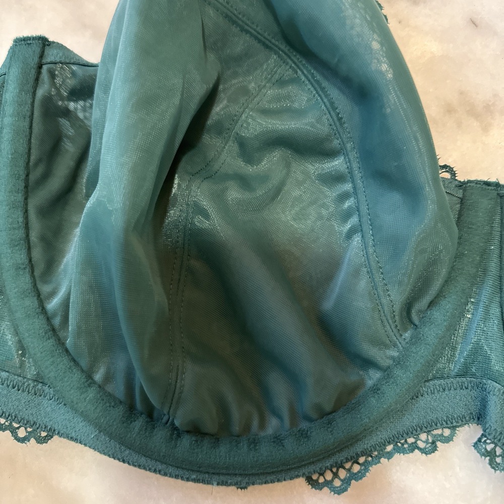 Torrid NWT Full Coverage Unlined Lace Bra Size 44DD Emerald Green - Picture 10 of 11